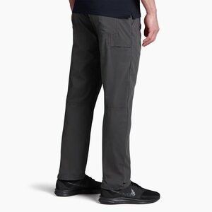 Kuhl Slax Carbon Gray Outdoor Gorpcore Hiking Straight Leg Pants Size 34 X 32